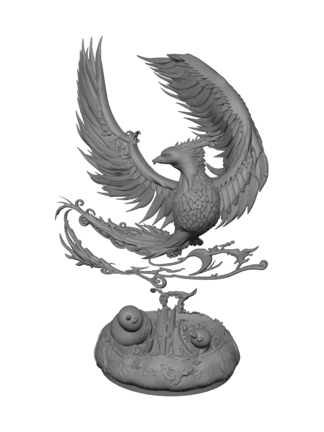 3D model for Crimson Phoenix Rising