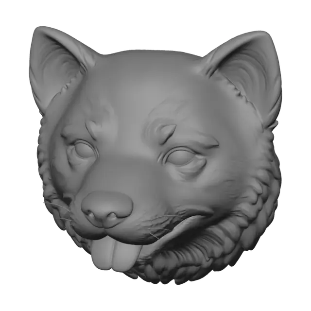3D model for Doge Emoji