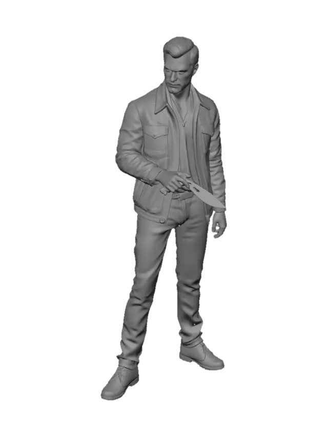 3D model for supernatural dean Winchester posing