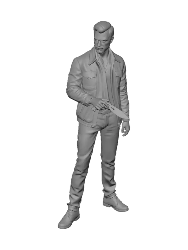 3D model for supernatural dean Winchester posing