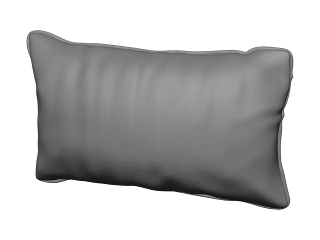 3D model for Turquoise Lattice Emerald Pillow