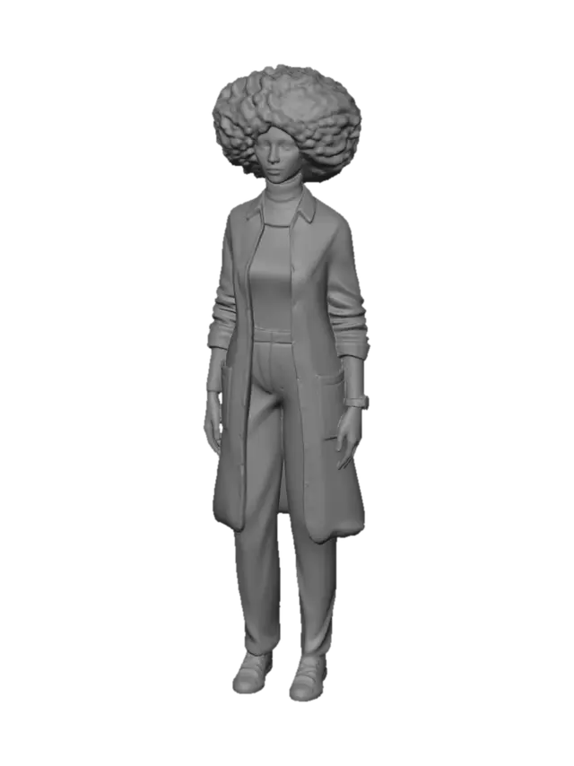 3D model for Monochrome Lab Look