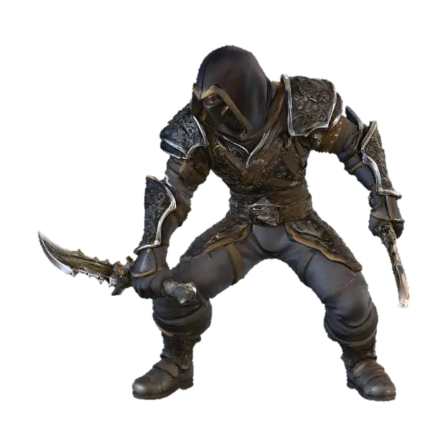 3D model for World of warcraft human  rogue