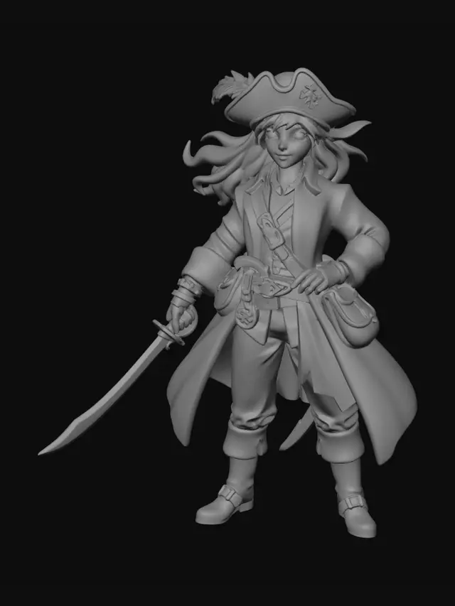 3D model for Emerald Corsair