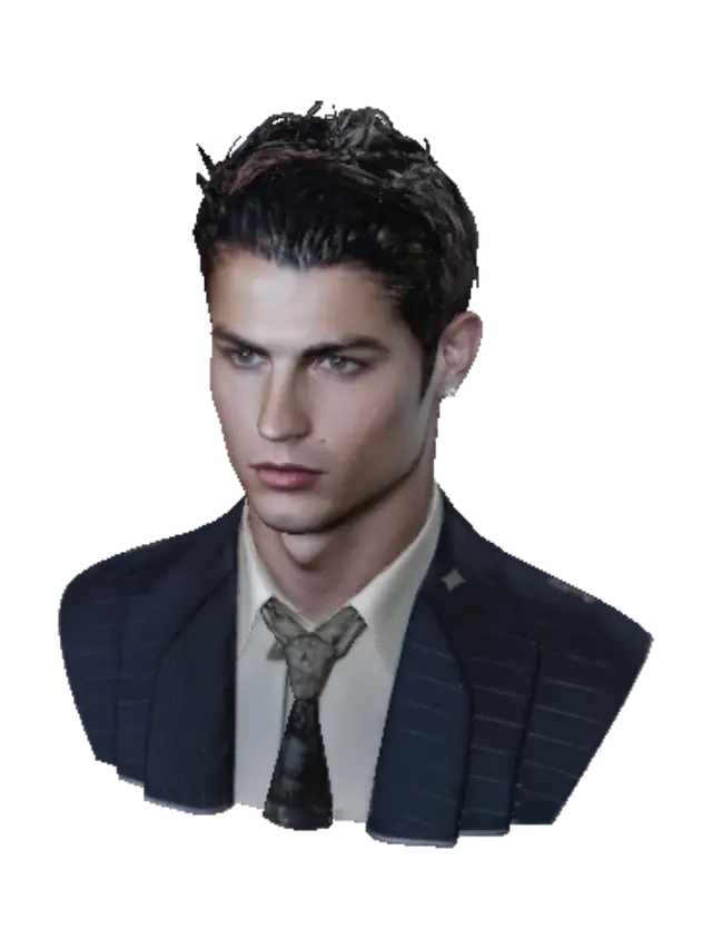 3D model for Portrait of a Young Man in a Pinstripe Suit