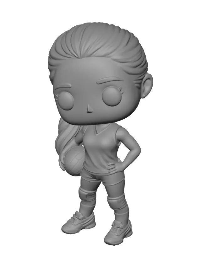 3D model for Argentine Volleyball Star