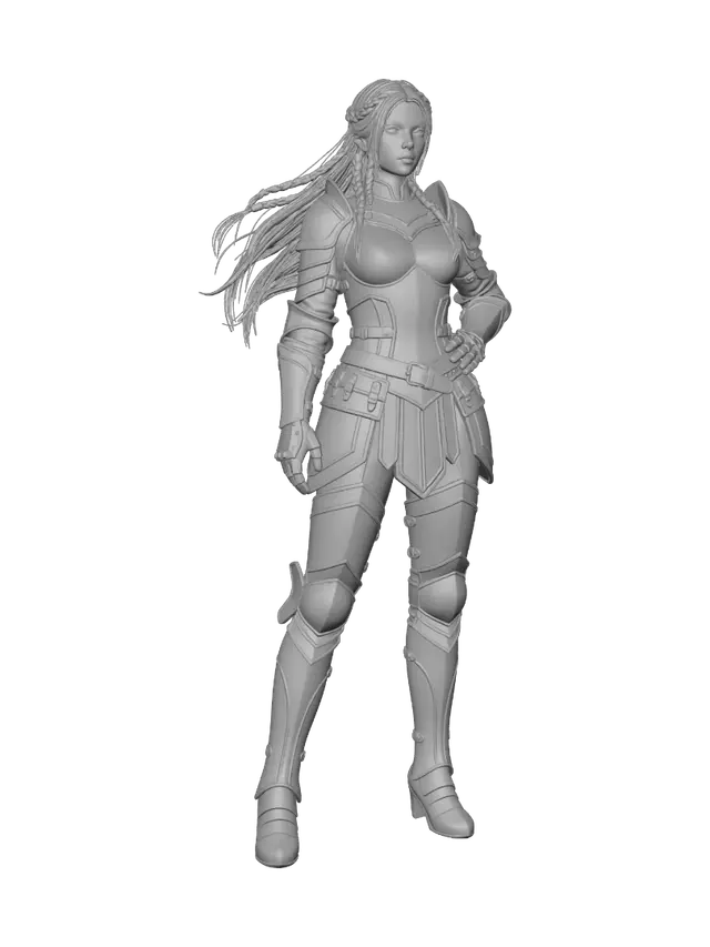 3D model for Gilded Valkyrie