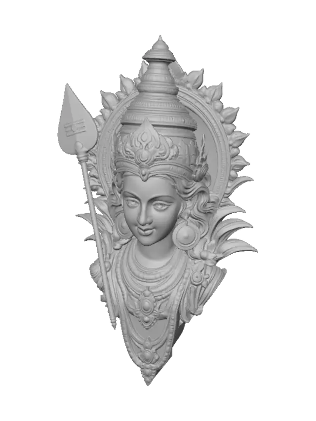 3D model for Golden Lord Murugan