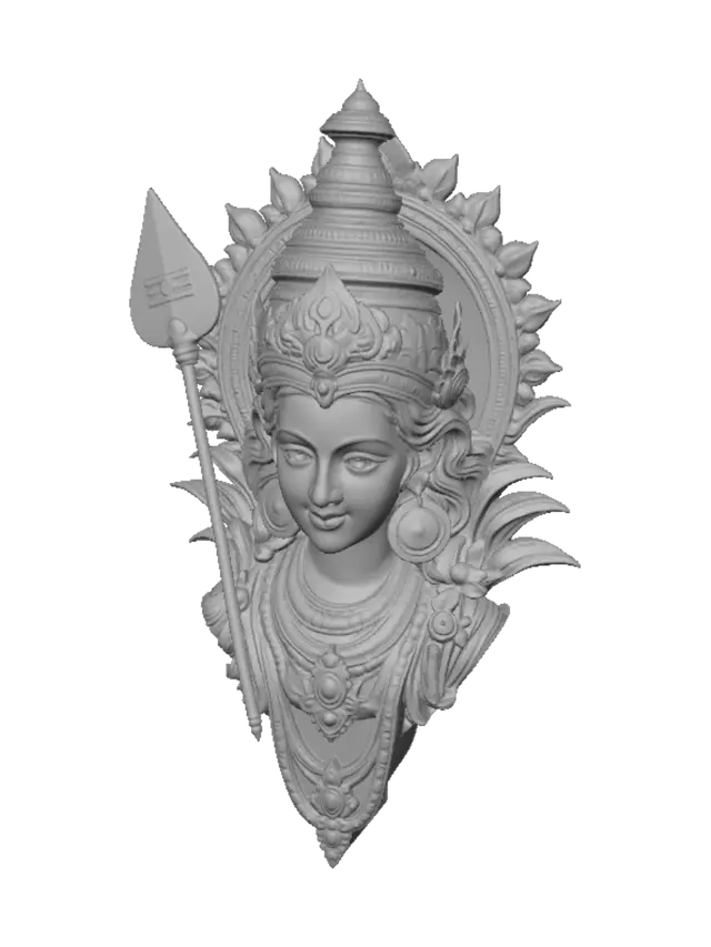 3D model for Golden Lord Murugan