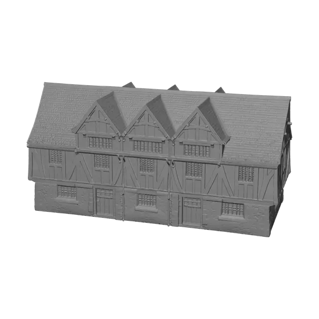 3D model for Weathered Medieval Buildings