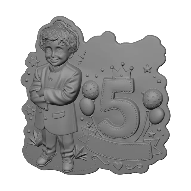 3D model for Sharvil's 5th Birthday
