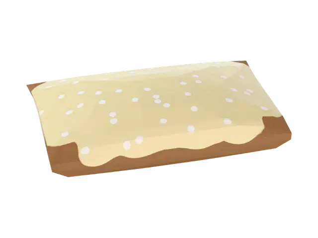 3D model for Swiss cheese wedge
