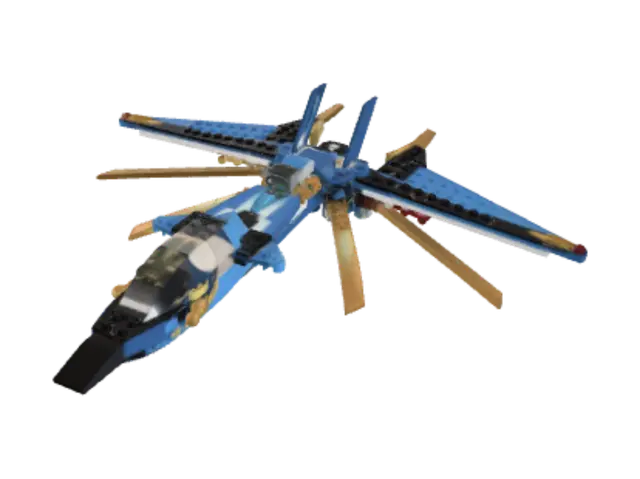 3D model for Azure Starfighter