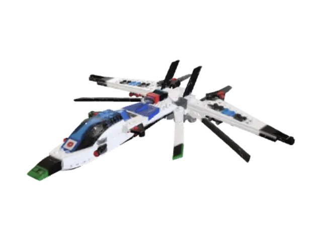 3D model for Azure Starfighter
