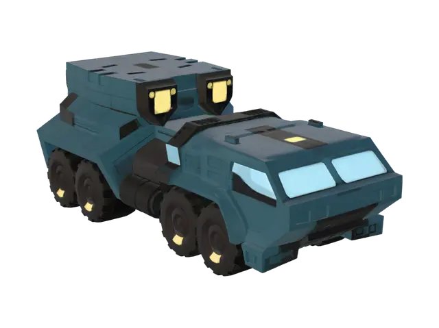 Ultra Magnus 3D model, vytvořený pomocí AI