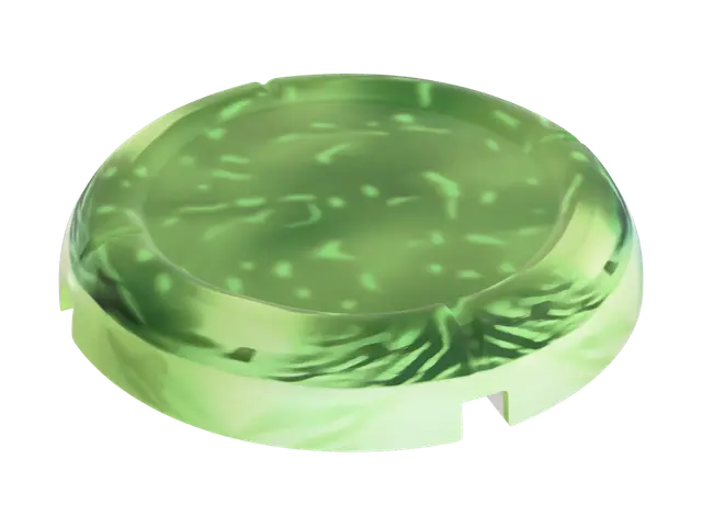 3D model for Red circular plastic lid