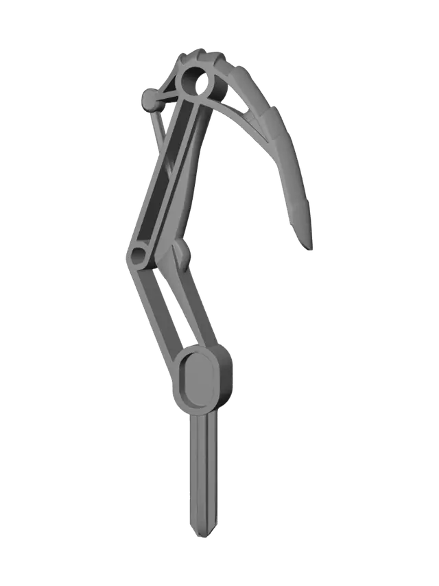 3D model for Blue LEGO Technic Gripper