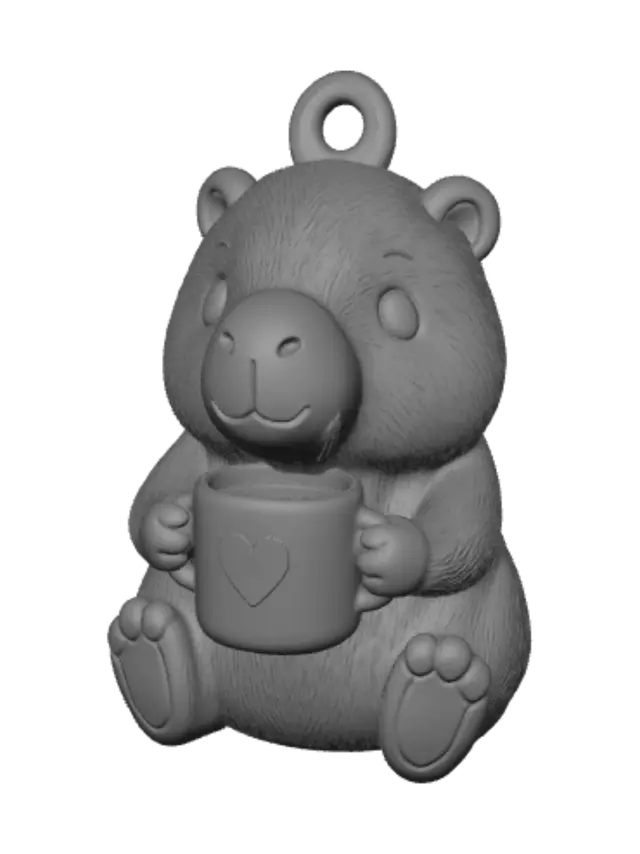 3D model for Beaver's Cozy Coffee Cup