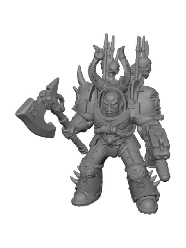 3D model for Infernal Chaos Warlord