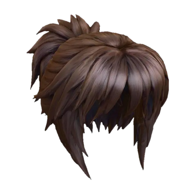 3D model for Layered Hair Bun