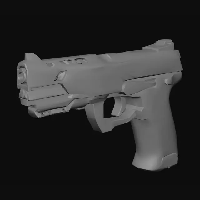 3D model for USP-X9 Neon Assault Pistol