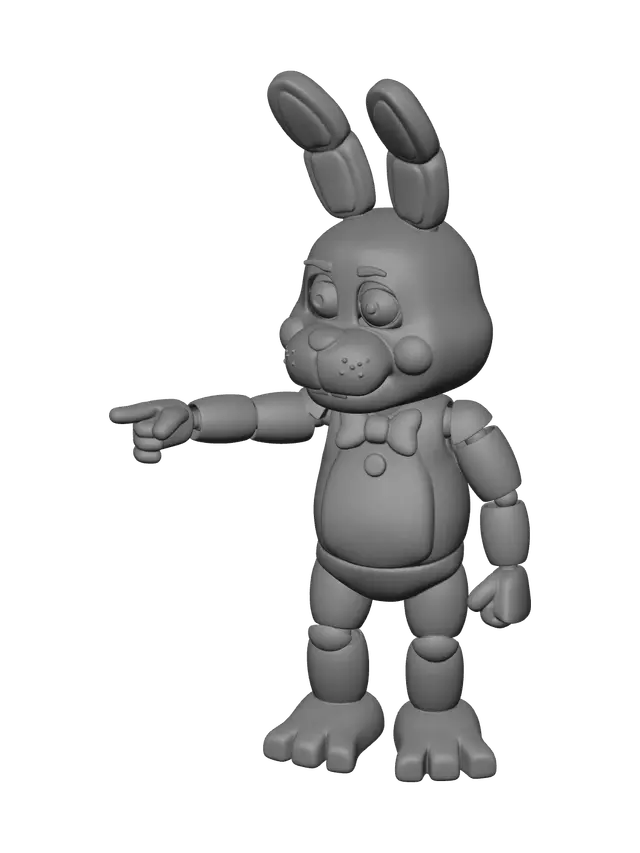 3D model for Realistic Toy Bonnie