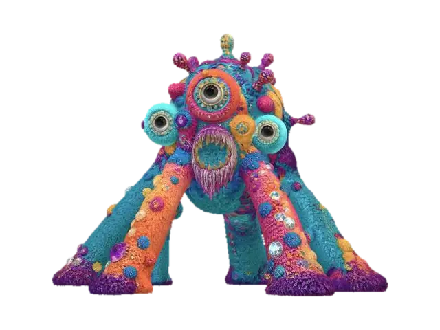 3D model for Kaleidoscope Kraken