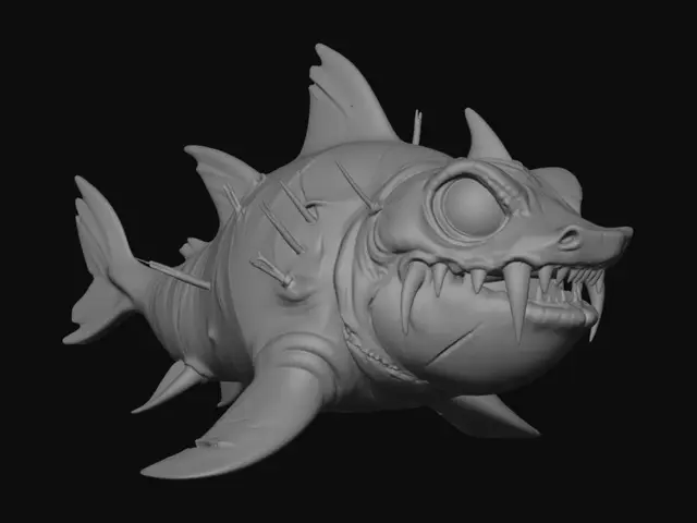 3D model for Deep Sea Nightmare