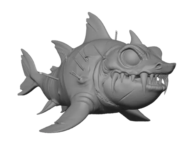 3D model for Deep Sea Nightmare