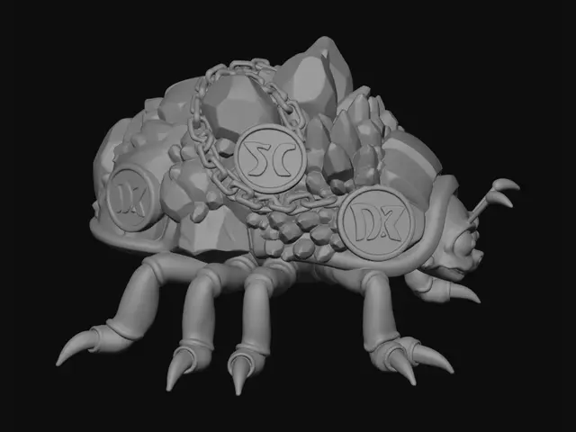 3D model for Crystal Crown Beetle