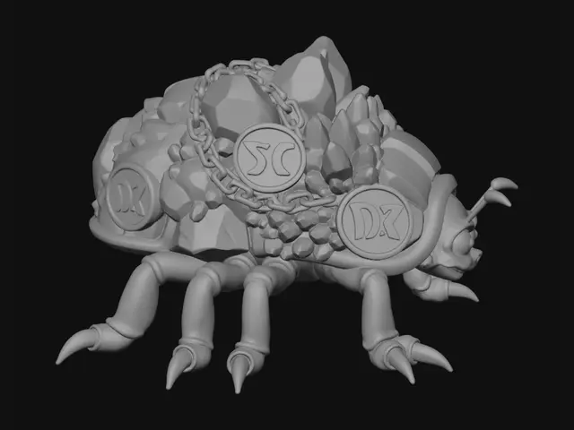 3D model for Crystal Crown Beetle