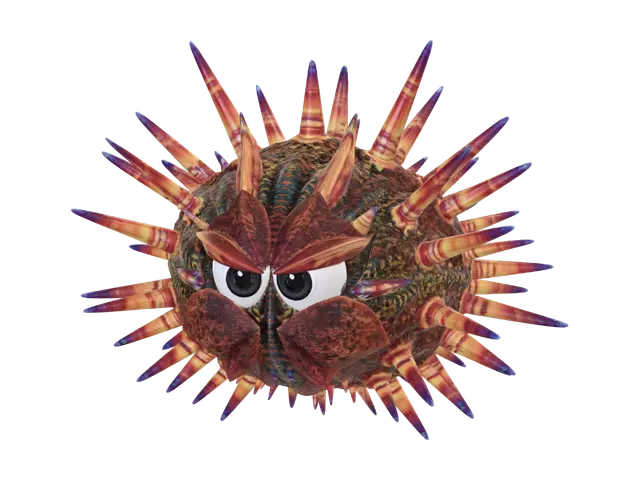 3D model for Angry Spikeball