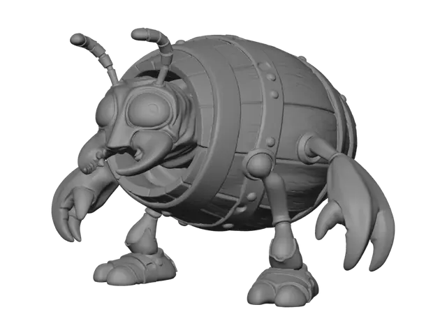 3D model for Barrelcrab