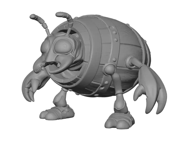3D model for Barrelcrab