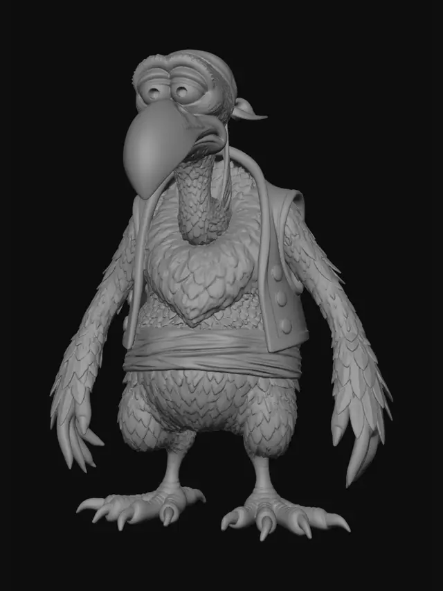 3D model for Captain Beak