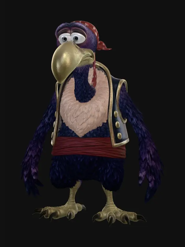 3D model for Captain Beak