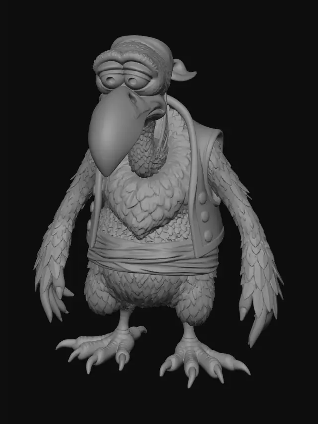 3D model for Captain Beak
