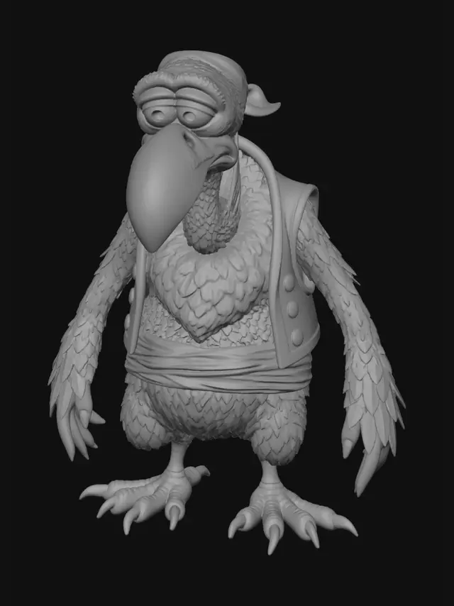 3D model for Captain Beak