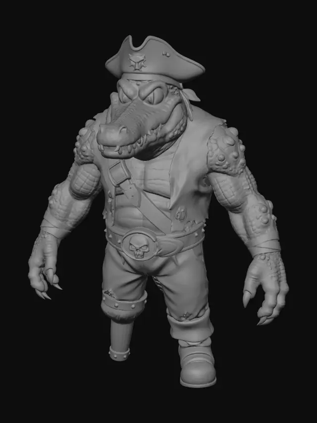 3D model for Captain Croc