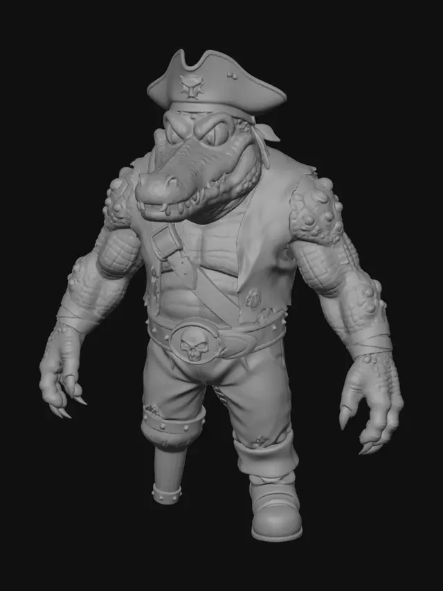 3D model for Captain Croc