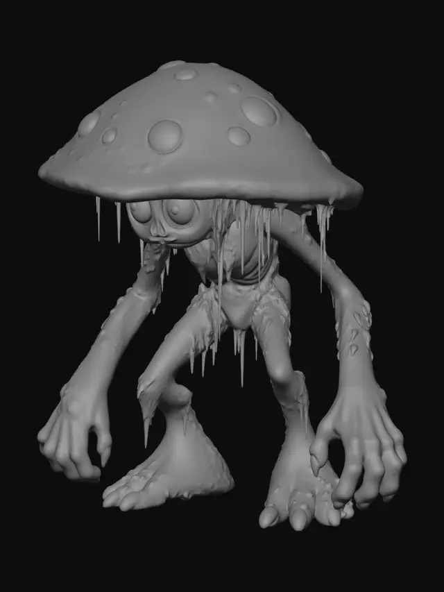 3D model for Glowcap Wanderer