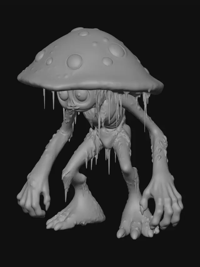 3D model for Glowcap Wanderer