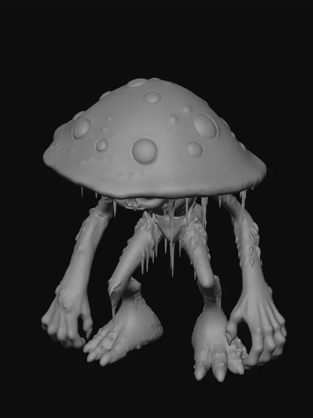 3D model for Glowcap Wanderer