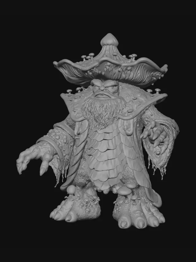 3D model for Mushroom Monarch