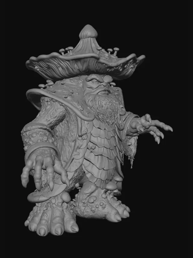3D model for Mushroom Monarch