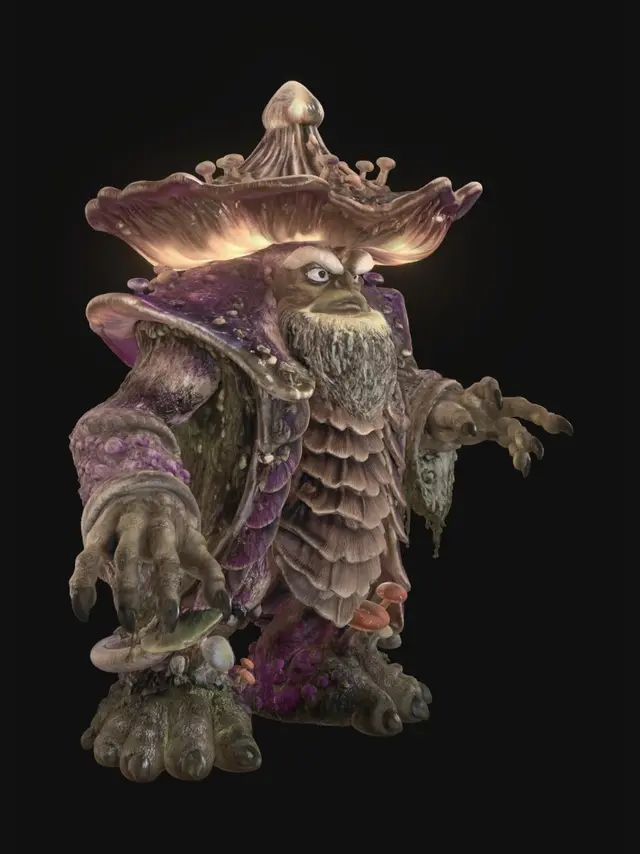 3D model for Mushroom Monarch