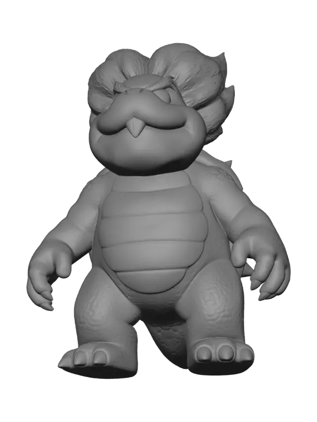 3D model for Blaze Bowser