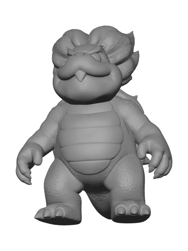 3D model for Blaze Bowser