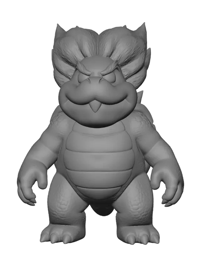 3D model for Blaze Bowser