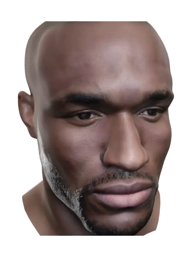 3D model for Close-Up Portrait of a Silver-Bearded Man